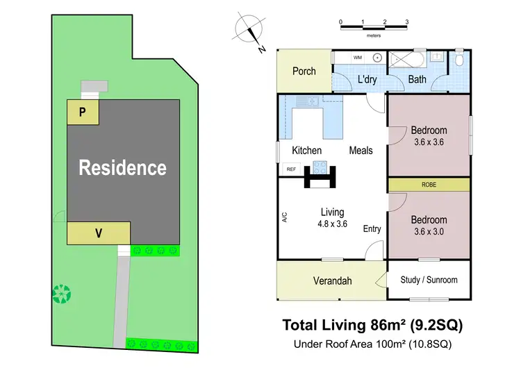 Floorplan of Homely house listing, 1/14 Church Street, Drouin VIC 3818