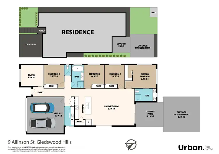 Floorplan of Homely house listing, 9 Allinson Street, Gledswood Hills NSW 2557