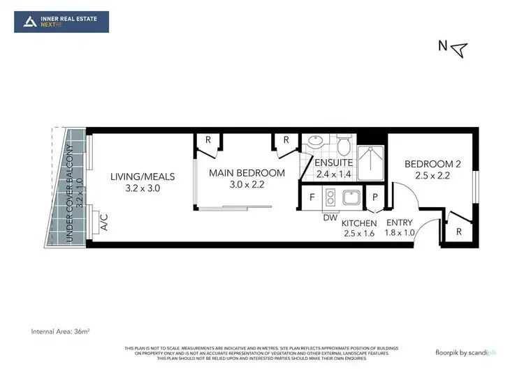 Floorplan of Homely apartment listing, 1304/53 Batman Street, West Melbourne VIC 3003