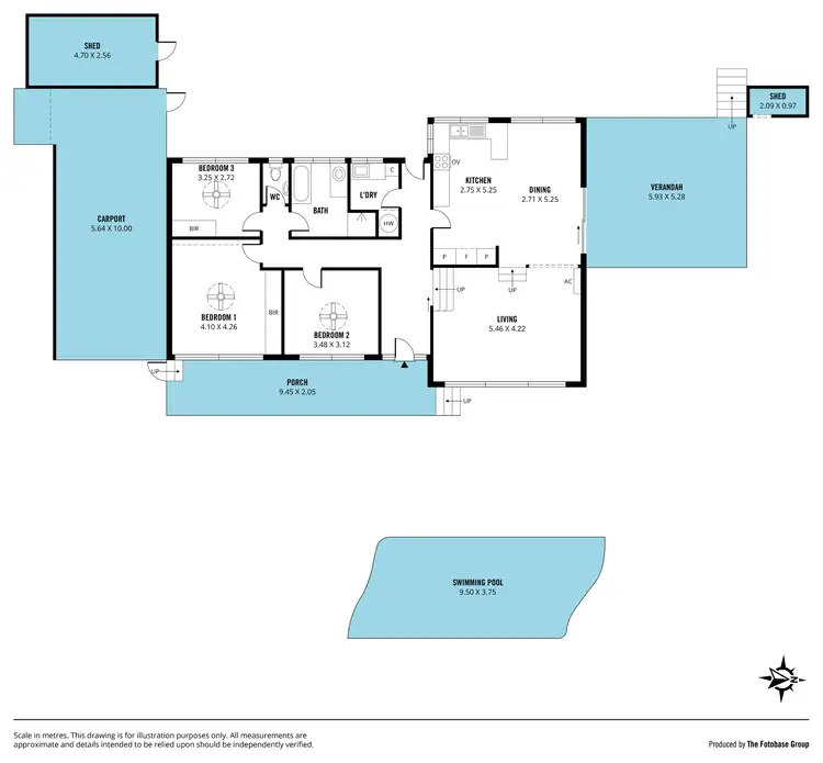 Floorplan of Homely house listing, 26 Sun Valley Drive, Glenalta SA 5052