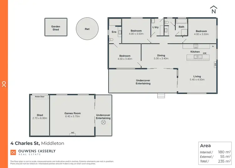 Floorplan of Homely house listing, 4 Charles Street, Middleton SA 5213