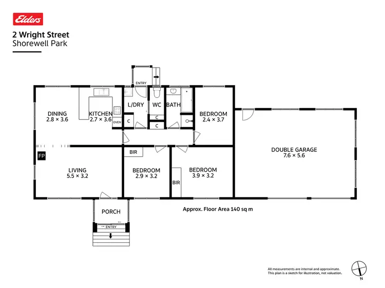 Floorplan of Homely house listing, 2 Wright Street, Shorewell Park TAS 7320
