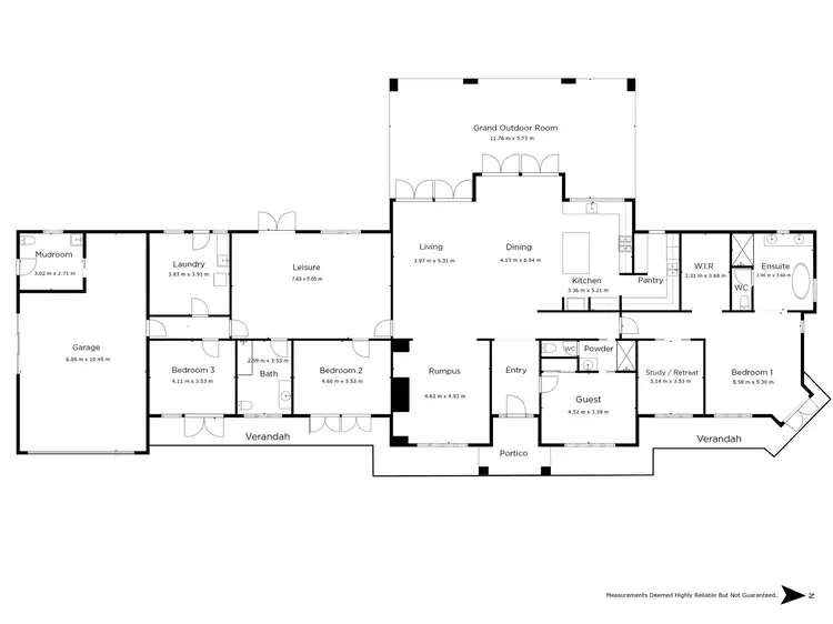 Floorplan of Homely rural property listing, 1 Deviation Road, Kinglake Central VIC 3757