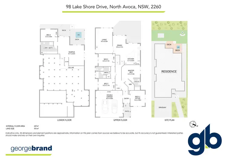 Floorplan of Homely house listing, 98 Lake Shore Drive, North Avoca NSW 2260