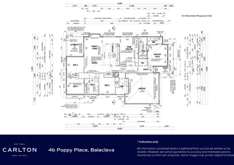 Floorplan of Homely house listing, 4b Poppy Place, Balaclava NSW 2575
