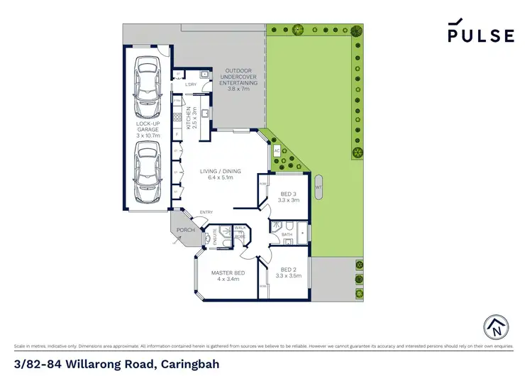Floorplan of Homely villa listing, 3/82-84 Willarong Road, Caringbah NSW 2229