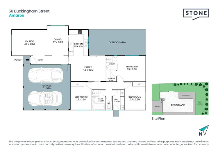 Floorplan of Homely house listing, 56 Buckingham Street, Amaroo ACT 2914