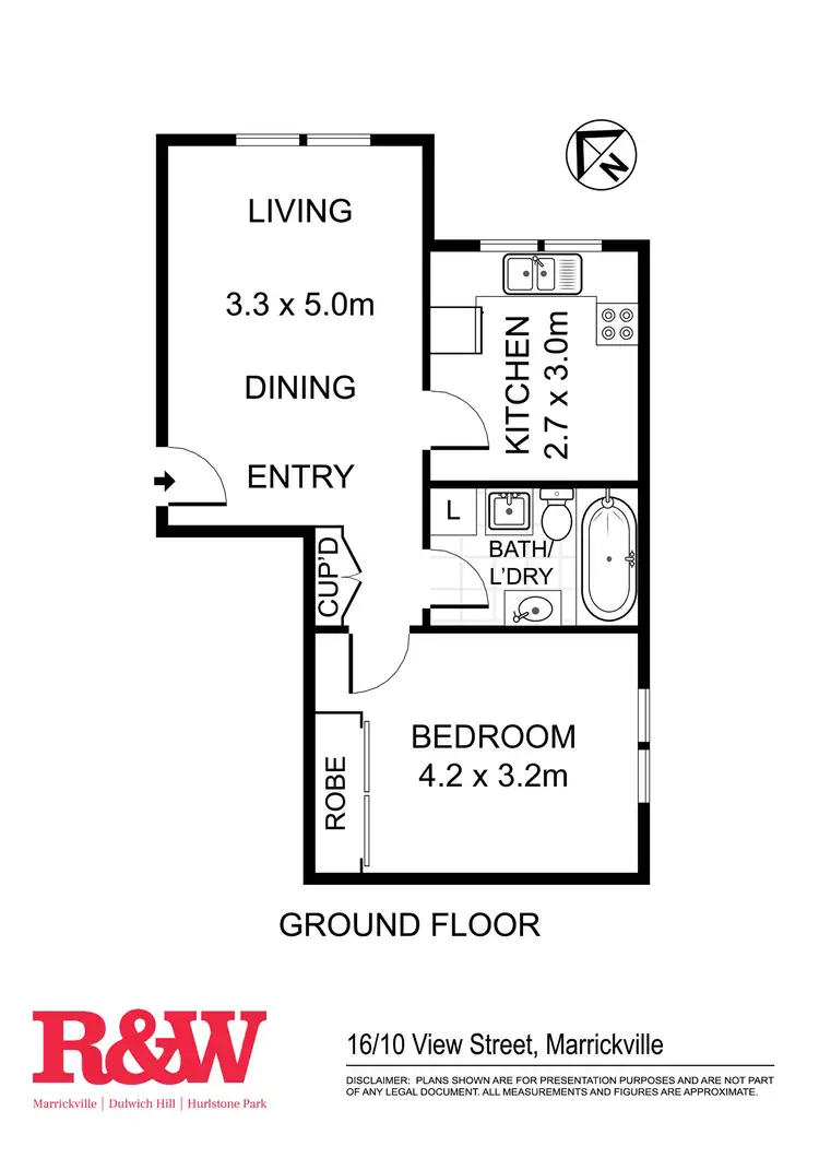 Floorplan of Homely apartment listing, 16/10 View Street, Marrickville NSW 2204