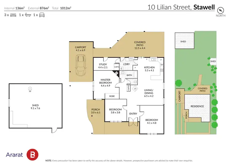 Floorplan of Homely house listing, 10 Lilian Street, Stawell VIC 3380