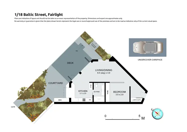 Floorplan of Homely unit listing, 1/18 Baltic Street, Fairlight NSW 2094