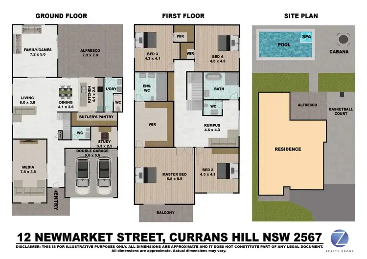 Floorplan of Homely house listing, 12 Newmarket Street, Currans Hill NSW 2567