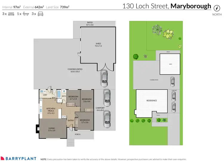 Floorplan of Homely house listing, 130 Loch Street, Maryborough VIC 3465