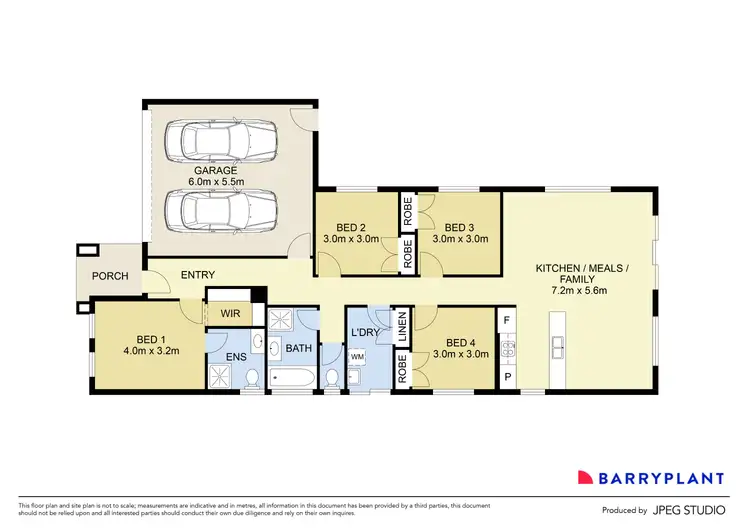 Floorplan of Homely house listing, 47 Wakefields Drive, Brookfield VIC 3338