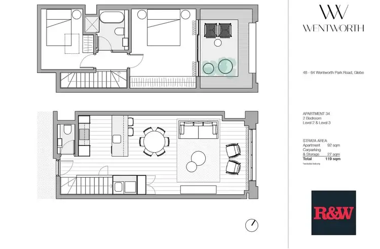 Floorplan of Homely apartment listing, 34/48 Wentworth Park Road, Glebe NSW 2037
