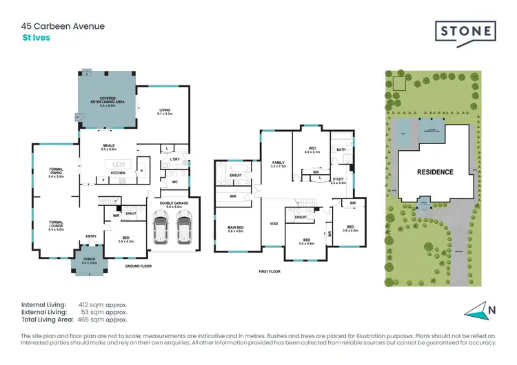 Floorplan of Homely house listing, 45 Carbeen Avenue, St Ives NSW 2075