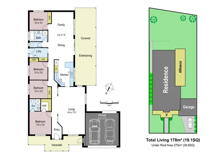 Floorplan of Homely house listing, 8 Birch Court, Warragul VIC 3820