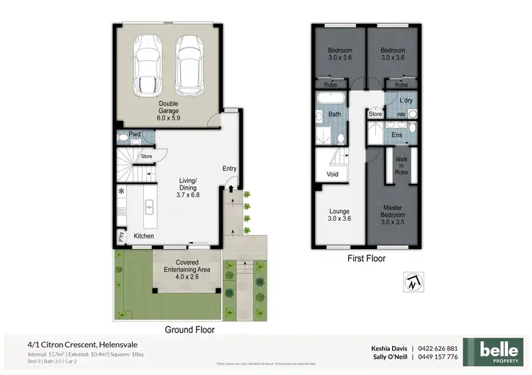 Floorplan of Homely apartment listing, 4/1 Citron Crescent, Helensvale QLD 4212