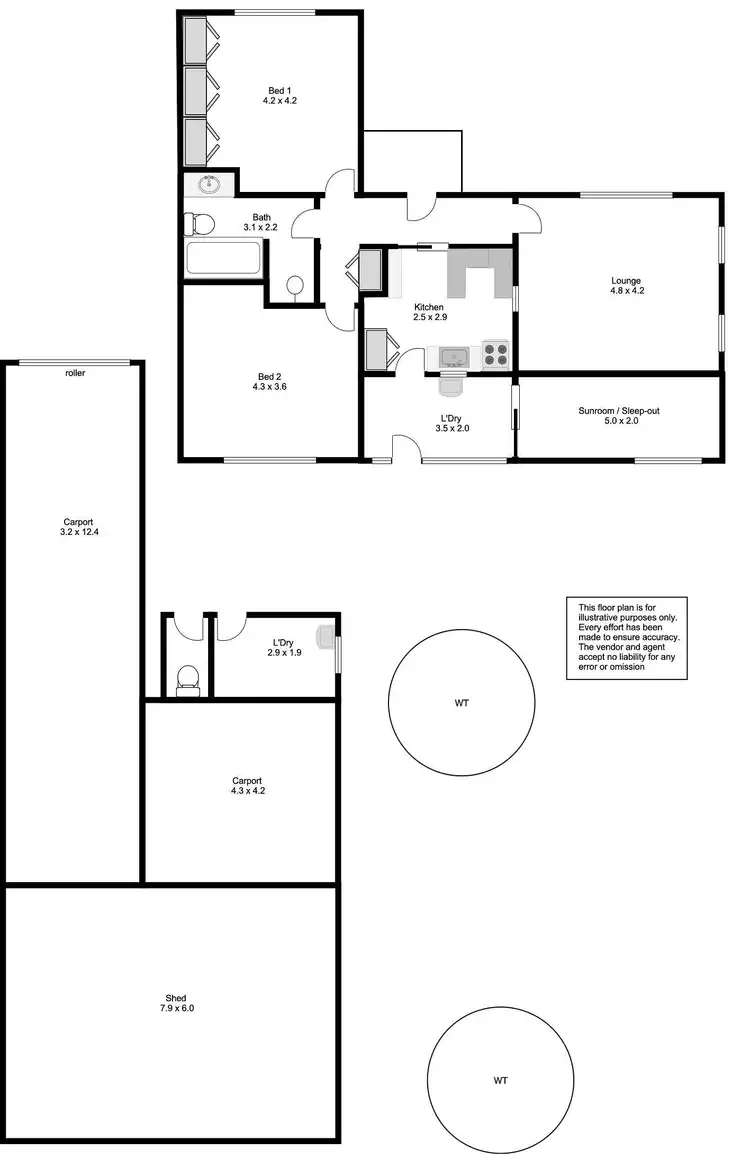 Floorplan of Homely house listing, 38 Wavell Road, Port Lincoln SA 5606