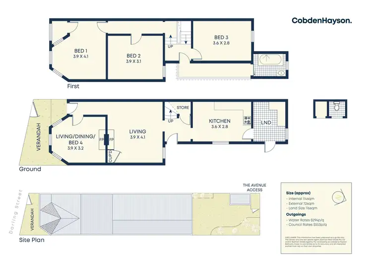 Floorplan of Homely house listing, 103 Darling Street, Balmain East NSW 2041