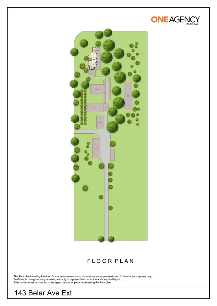 Floorplan of Homely house listing, 143 Belar Avenue, Irymple VIC 3498
