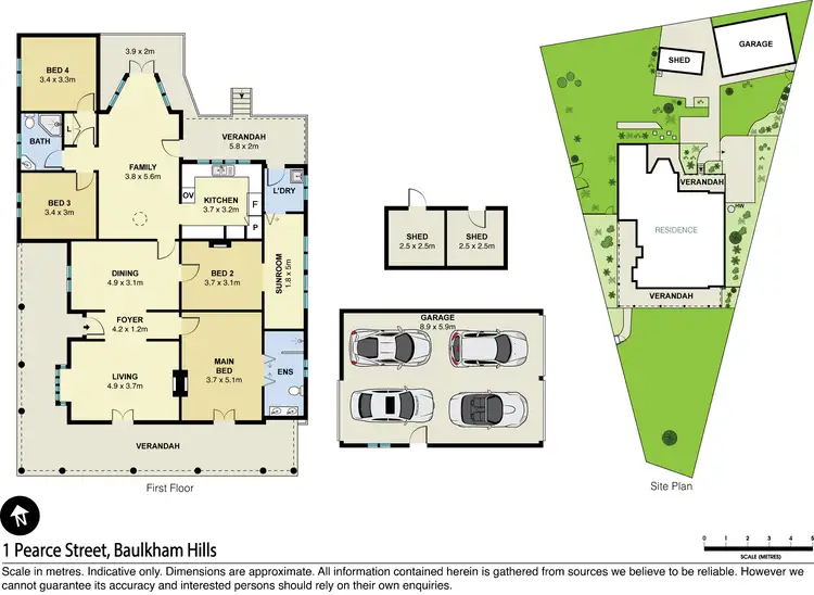 Floorplan of Homely house listing, 1 Pearce Street, Baulkham Hills NSW 2153