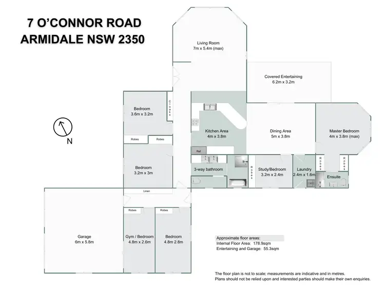Floorplan of Homely house listing, 7 O'Connor Road, Armidale NSW 2350