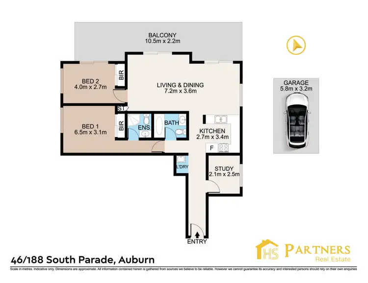 Floorplan of Homely unit listing, 46/188 South Parade, Auburn NSW 2144