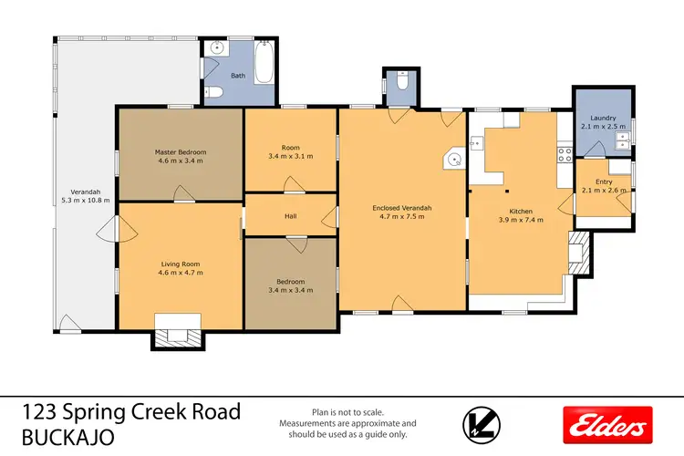 Floorplan of Homely rural property listing, 123 Spring Creek Road, Buckajo NSW 2550