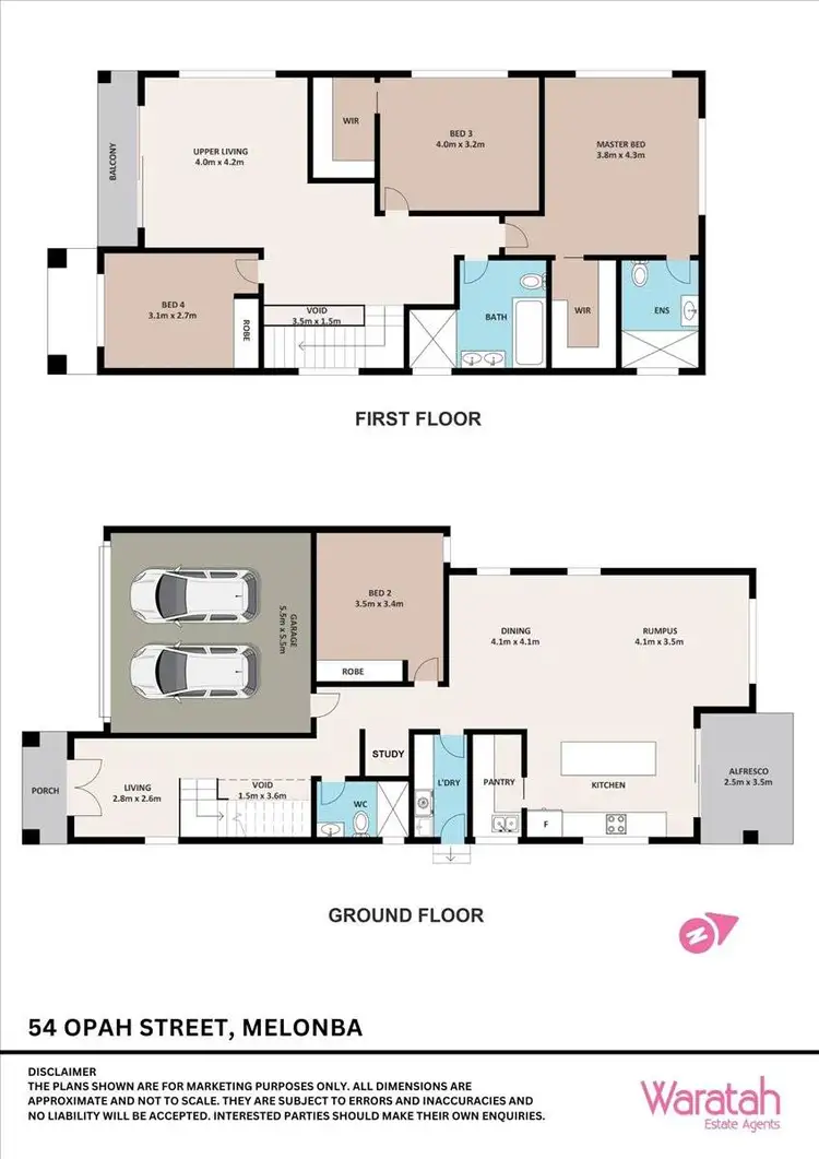 Floorplan of Homely house listing, 54 Opah Street, Marsden Park NSW 2765