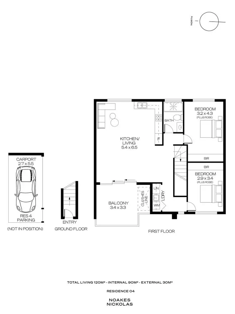 Floorplan of Homely apartment listing, 30 Fleming Avenue, Ridgehaven SA 5097