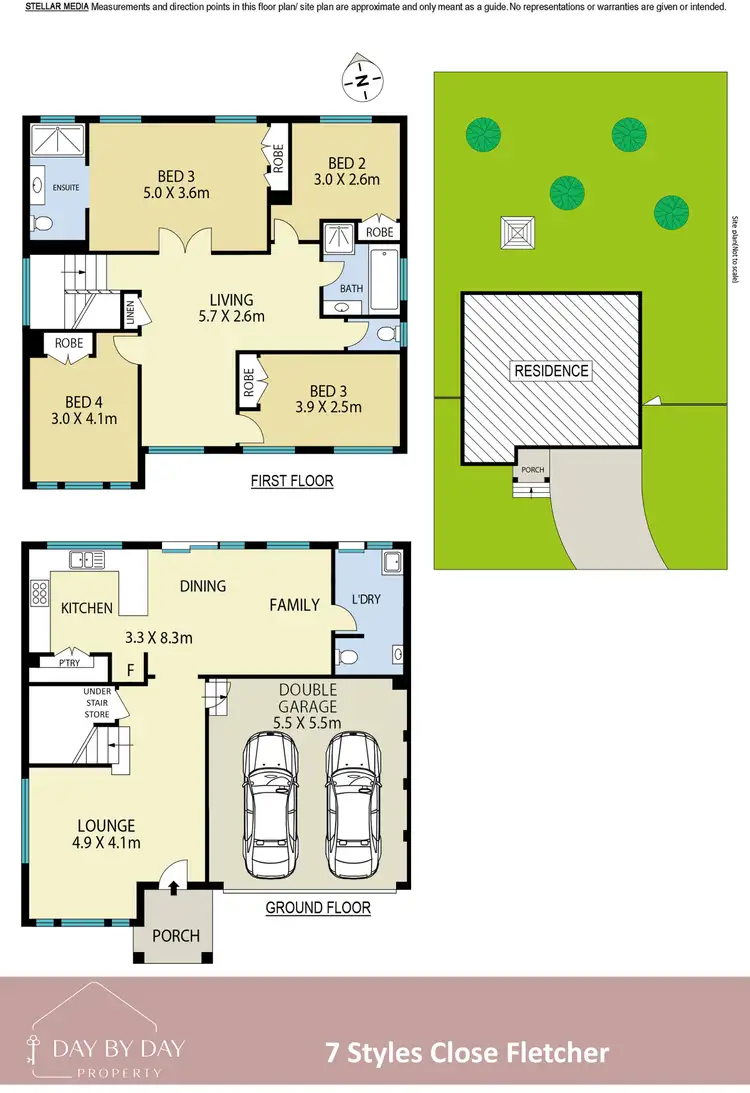 Floorplan of Homely house listing, 7 Styles Close, Fletcher NSW 2287