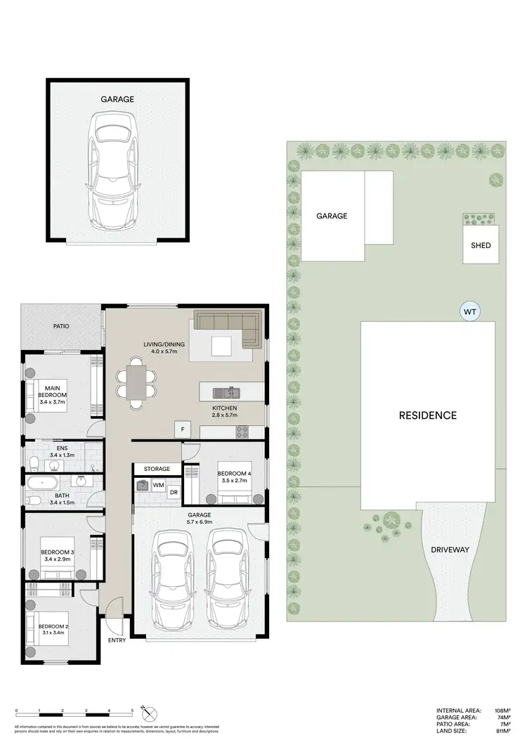 Floorplan of Homely house listing, 17 The Ridge Way, Zilzie QLD 4710