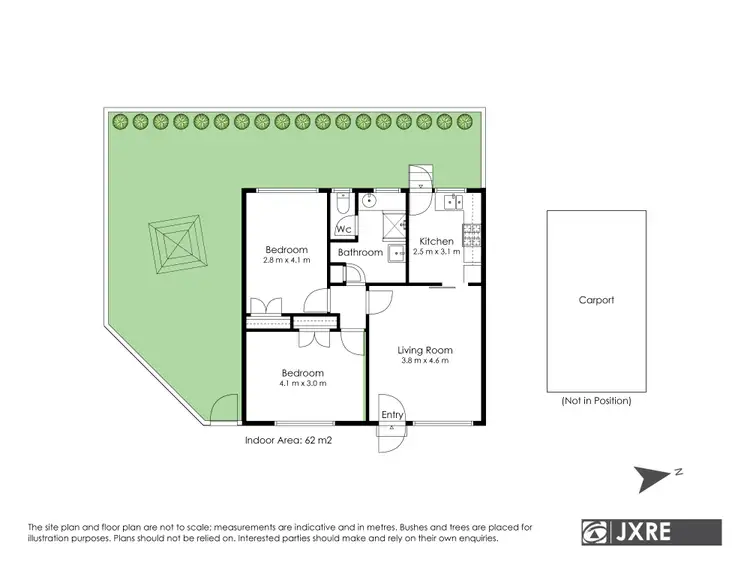 Floorplan of Homely unit listing, 2/38 Oakes Avenue, Clayton South VIC 3169