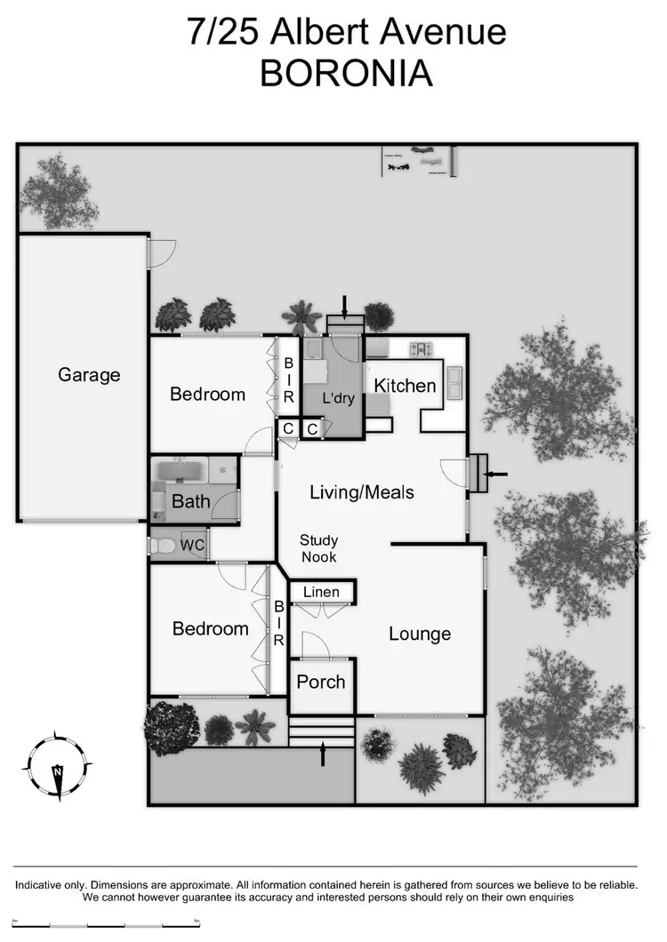Floorplan of Homely unit listing, 7/25 Albert Avenue, Boronia VIC 3155