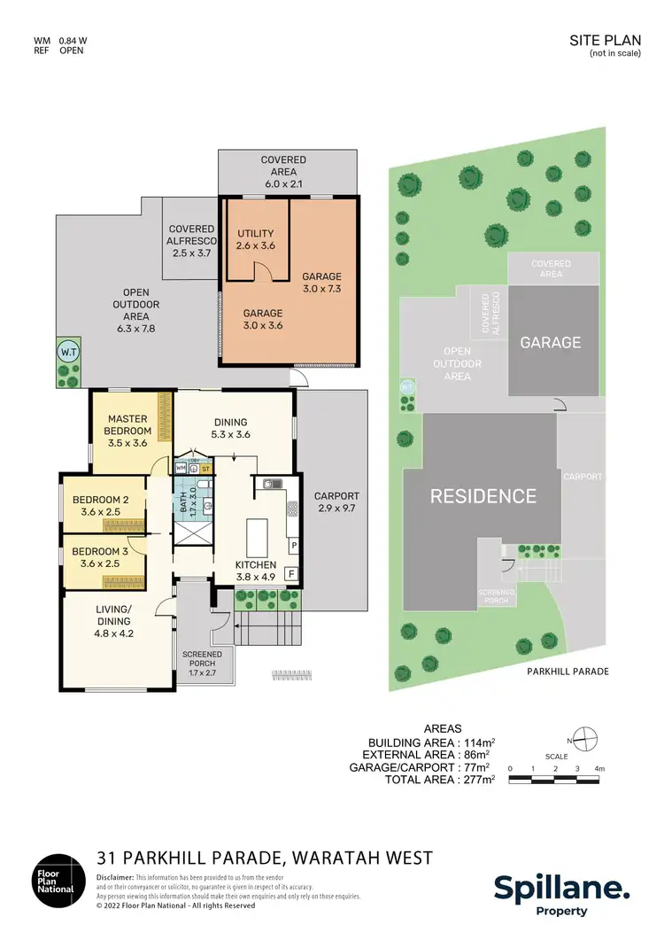 Floorplan of Homely house listing, 31 Parkhill Parade, Waratah West NSW 2298