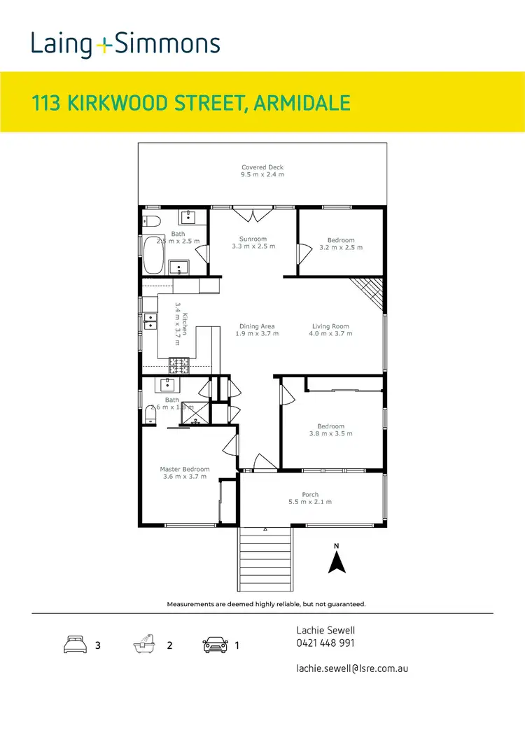 Floorplan of Homely house listing, 113 Kirkwood Street, Armidale NSW 2350