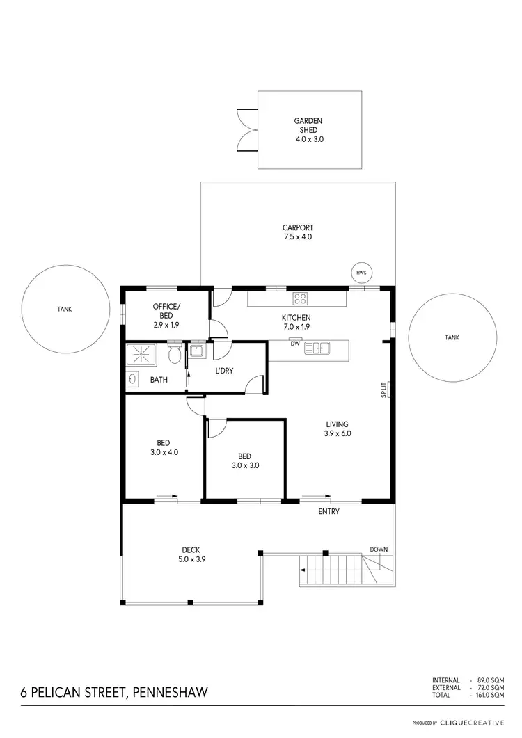 Floorplan of Homely house listing, 6 Pelican Street, Penneshaw SA 5222