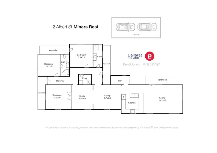 Floorplan of Homely house listing, 2 Albert Street, Miners Rest VIC 3352