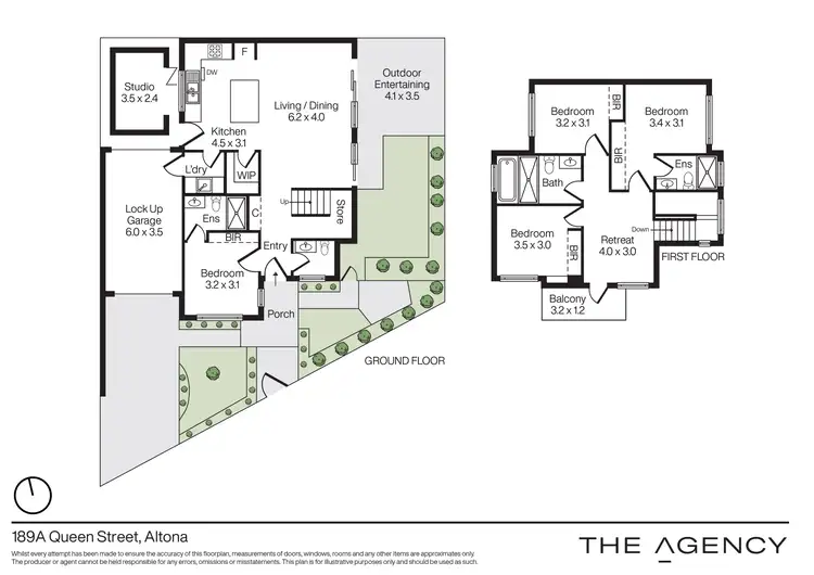 Floorplan of Homely townhouse listing, 189A Queen Street, Altona VIC 3018
