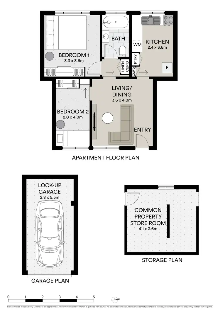 Floorplan of Homely apartment listing, 3/215 Ernest Street, Cammeray NSW 2062