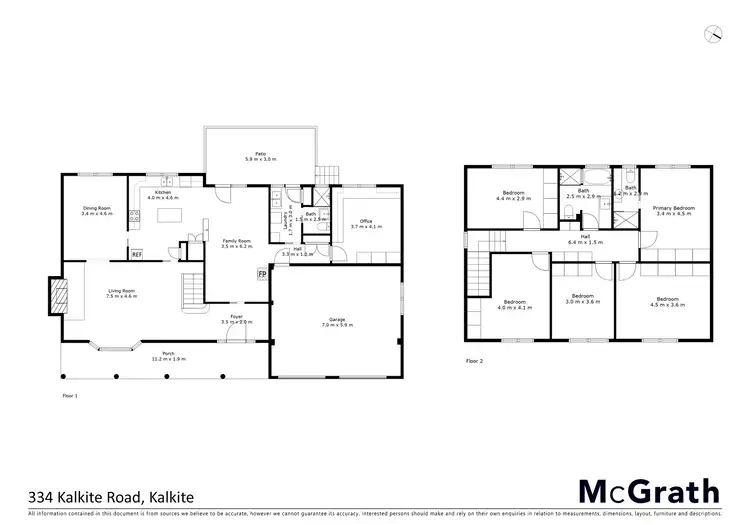 Floorplan of Homely rural property listing, 334 Kalkite Road, Kalkite NSW 2627