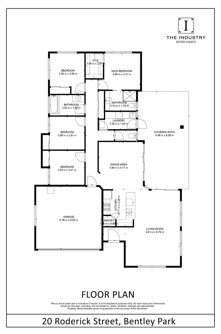 Floorplan of Homely house listing, 20 Roderick Street, Bentley Park QLD 4869