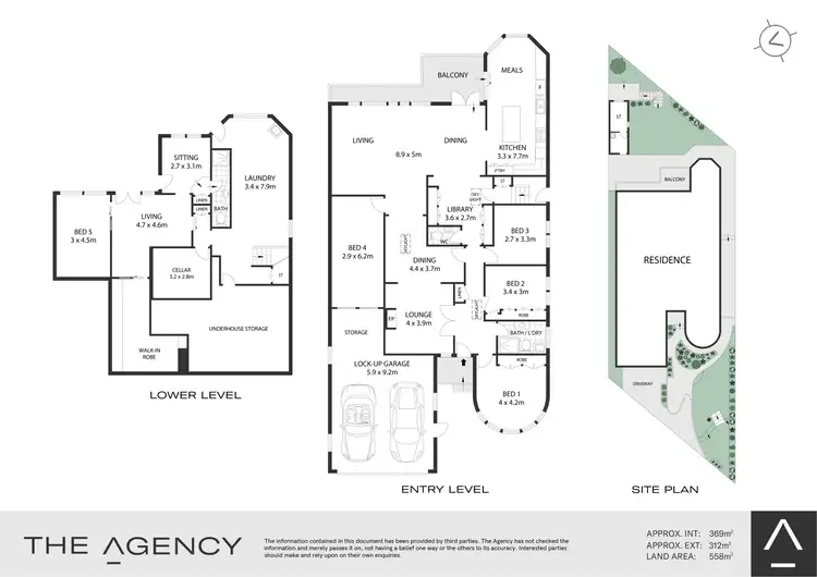 Floorplan of Homely house listing, 308 Sailors Bay Road, Northbridge NSW 2063