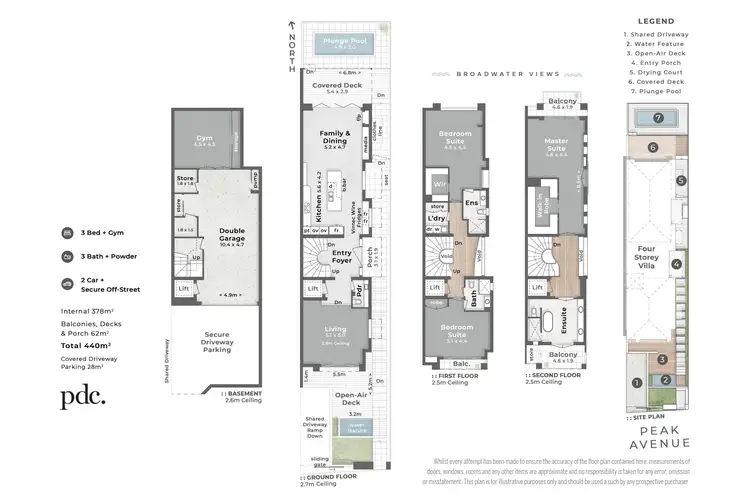 Floorplan of Homely villa listing, 47B Peak Avenue, Main Beach QLD 4217