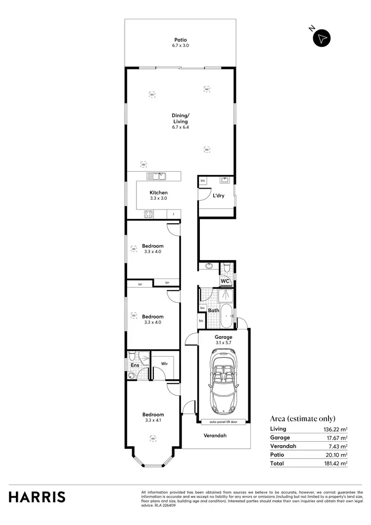 Floorplan of Homely house listing, 3A Fisher Street, Magill SA 5072