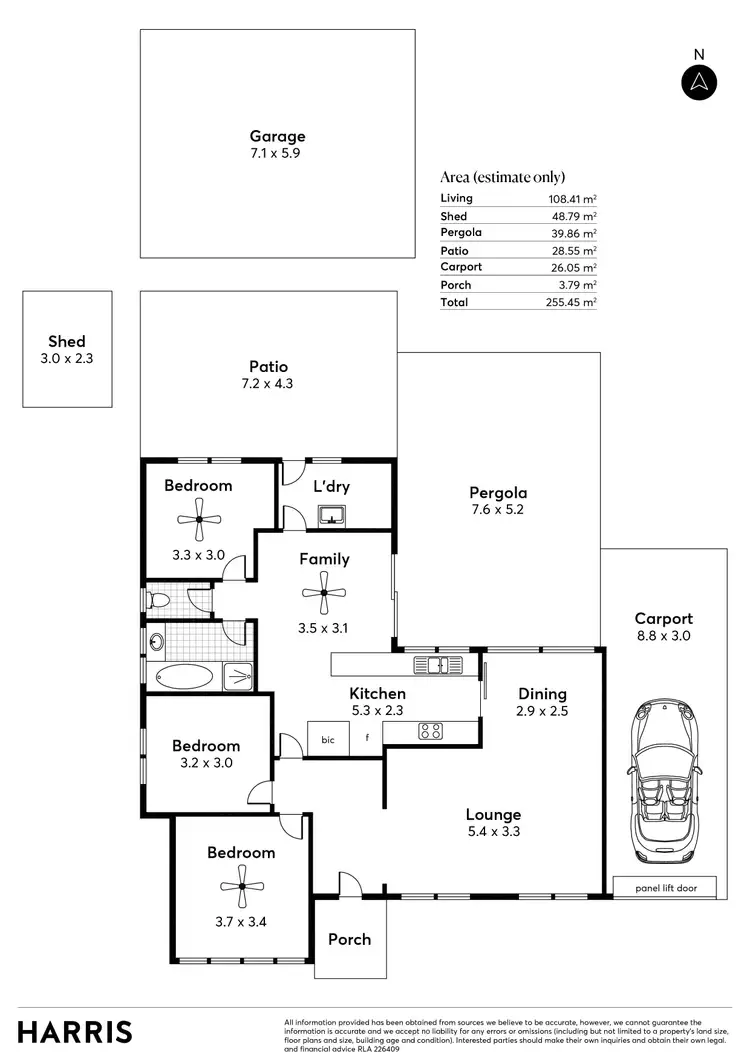 Floorplan of Homely house listing, 64 Oakridge Road, Aberfoyle Park SA 5159