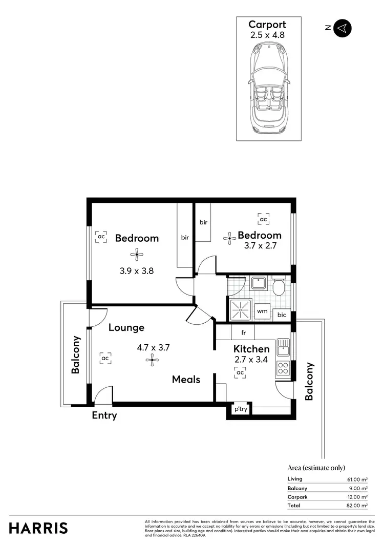 Floorplan of Homely unit listing, 6/194 Fullarton Road, Dulwich SA 5065