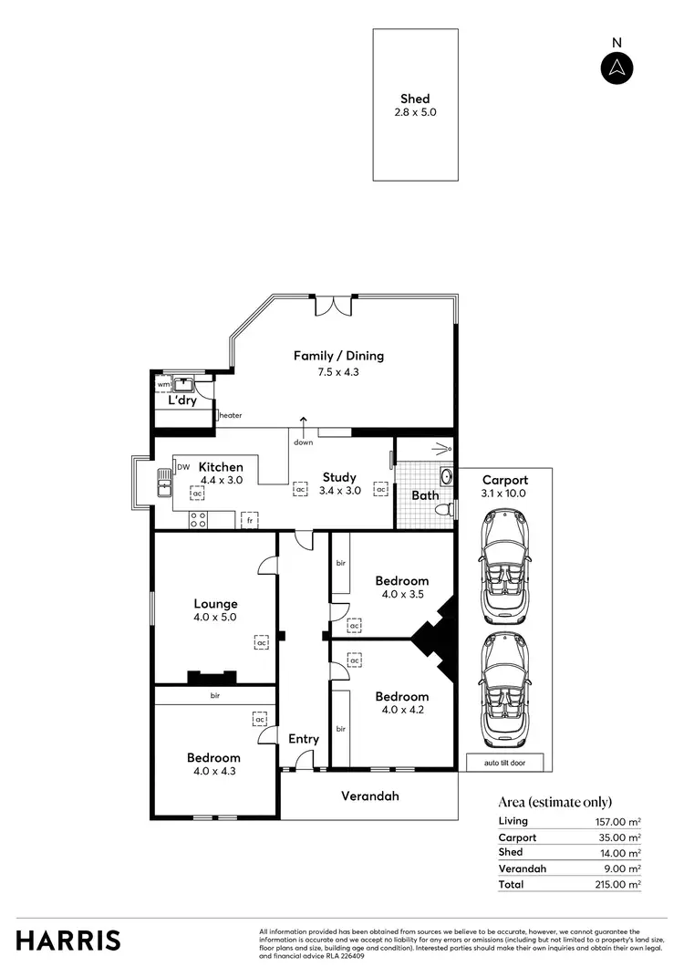 Floorplan of Homely house listing, 48 Dover Street, Malvern SA 5061