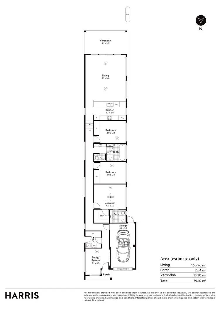 Floorplan of Homely house listing, 13A Enfield Avenue, Blair Athol SA 5084
