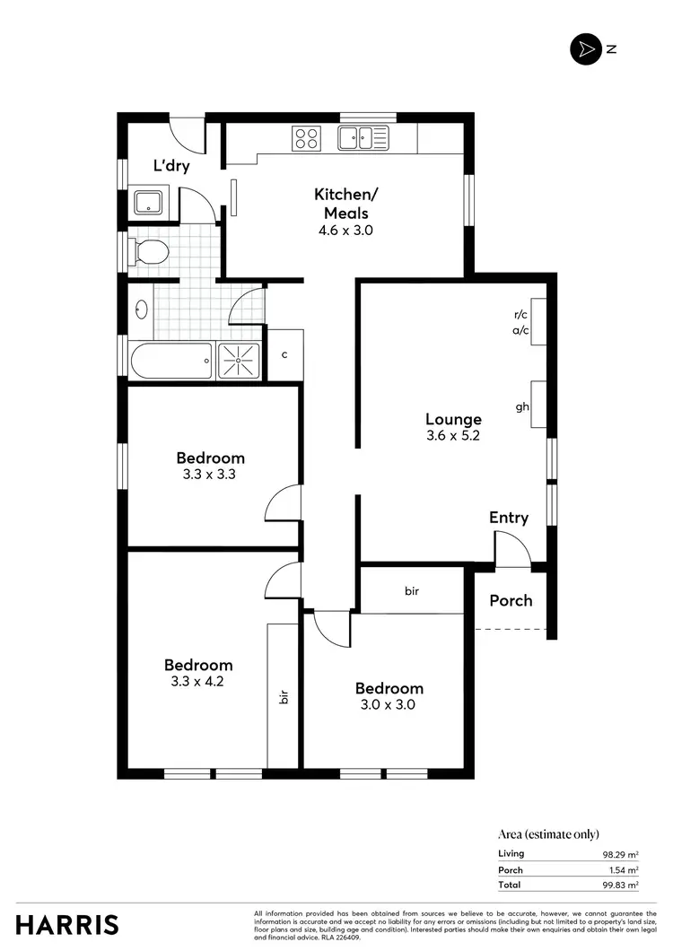 Floorplan of Homely house listing, 64 Barnes Avenue, Marleston SA 5033